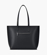 Luxe Archive's Black long handle tote bag