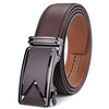 Genuine Leather Men's M Letter Comfort Click Belt Business New