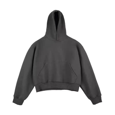 Short Chinese Cotton Composite Silver Fox Velvet Hooded Sweater