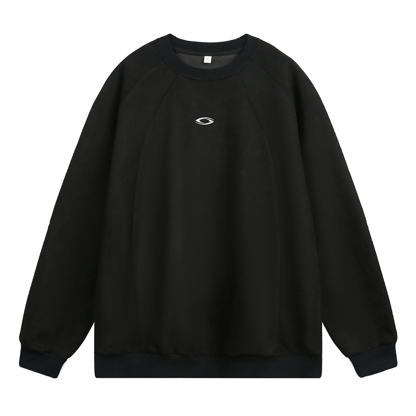 Faux Suede Texture Heavy Round Neck Sweater For Men