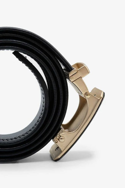 Men’s Automatic Ratchet Buckle Leather Belt